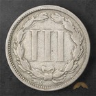 1865 Nickel Three Cent Piece 3cn - Philadelphia