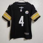 Youth Pittsburg Steelers Dk Metcalf  4 Black Stitched Jersey Size Small  8  Nwt 