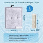 12 Pack S m l Filter Cartridges Compatible With Aqueon Quietflow Power Filter