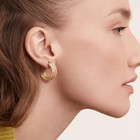 14k Gold Hoop Earrings For Women 14k Gold Chunky Hoop Earrings Chic Hoops Earrin