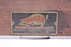 Badger Specialty Co Salesbooks Registers Manitowoc Antique Oak Post Ledger 1940s