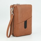 Leather Cigar Case  Portable Humidor Cigar Box With Humidifier capacity