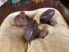 Lot 3 Vintage Antique Victorian Ornate Door Knobs Bronze Brass Metal
