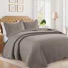 3 Piece Soft Bedspread Bedding Set Reversible Quilted Comforter Sets Queen Size