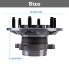 For Bobcat Toolcat 5600 5610 Uw53 Uw56 Wheel Hub Bearing Assembly 6688676
