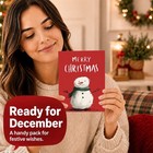 Modern Figures Christmas Cards Pack Of 20 Holiday Cards With Envelopes Assorted