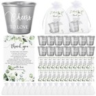  Set Wedding Favors For Guests Bulk Shot Glasses Cheers To Love Stainless 50