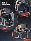 Leg Extension Curl Machine Lower Body Leg Press Machine 3-in-1 Home Gym System