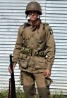 Full Set Us Army Wwii Ww2 Military Paratrooper Equipment Musette M1 Belt Rifle