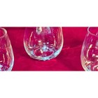Set Of 3 Stemless Wine Glasses Clear Glass Tumblers Modern Barware 15oz