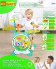 Kids Toddler First Electric Drum Kit Set With Mic And Seat Children Musical Toy