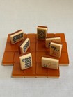 Vintage Piroxloid Orange Jellyback Mah Jong Jongg Tile     Choice Of One