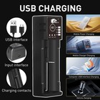 18650 Battery Charger 21700 Battery Charger For 3 7v Li-ion Rechargeable Batt   