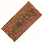 Men s Crocodile Embossed Leather Wallet Long Tri-fold Clutch Card Holder Gift