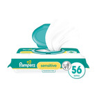 Pampers Sensitive Baby Wipes Fragrance Free 56 Count 7x6 7 Inches