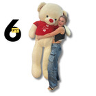 6ft Giant Teddy Bear     Valentine   s Day Gift     Huge Plush Stuffed Animal