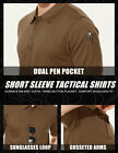 Men s Polo Shirts Short Sleeve Golf Sport Plain T-shirt Quick Dry Casual Work T