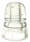 Cd 145 Ice Green H g co  Petticoat Antique Glass Beehive Telegraph Insulator Wow