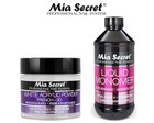 Mia Secret Liquid Monomer 8 Oz   White Acrylic Powder- 1 0 Oz  2 Pcs Nail Combo 