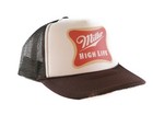 Miller High Life Beer Foam Front Trucker Hat Snapback Mesh Cap Retro