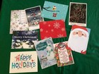 Lot Of 100 Vintage   Modern Christmas Cards For Crafts Bundle Unused No Envelope