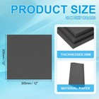 12x12x0 12  Chipboard Sheets 20pcs 120pt Thick Book Board Binders Board  Black