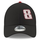 Men s New Era Black Kyle Busch 39thirty Panel Flex Hat