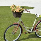 Bike Basket  Wicker Basket For Bike  Hand-woven Large  Brown