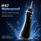 Cordless Water Flosser Dental Oral Irrigator Travel Teeth Cleaner Floss 2-4 Pack