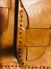 Natural Hard Leather Crossbody Handbag Unused 