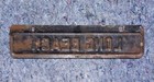 1926 California Long Beach License Plate Topper
