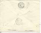 1947 Tunisia Multifranchising Airmail Cover Via France To Post Restant Rome Ital