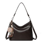 Women s Pu Leather Crossbody Bag Soft Shoulder Purse Casual Hobo Handbag