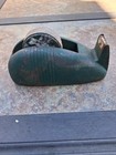 1940s Antique Cast Iron Scotch Tape Dispenser Whale Tail Design