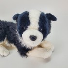 Fao Schwarz Border Collie Plush Dog Black White Stuffed Animal 16 Inch Puppy