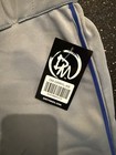 2- Dirty Mids Unisex Adult Baseball Softball Pants Xs White Grey W  Royal Piping