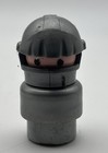 Vintage Fisher Price Little People Black Horse Made Hong Kong Castle W  Knight