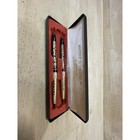Arpege   Chanel No 5 14 Kt Gold Exclusive Ballpoint Pen Set 1960s Blue Ink