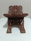 Vintage Carved Folding Wood Book Stand