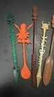 Tiki Swizzle Stick Lot 8 Ventiki Frankie   s Tiii Tony Big Toe Latitude 29
