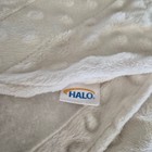 Halo Sleepsack Swaddle Newborn Cream Minky Dot Wearable Blanket 6-12 Lbs Nb