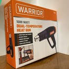 Warrior 1500 Watt Dual Temperature Heat Gun With 6ft Cord - Item  56434