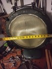 Crouse Hinds Metal Industrial 16  Pyrex Glass Spot search Light Nautical Marine 