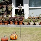 Metal Star Halloween Stake Bat Decor  Vintage Halloween Yard Stake Star Decor Fo