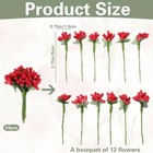 288pcs Mini Flowers Set  Miniature Flowers For Crafts  Tiny Berry Picks