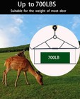 Deer Hanger For Skinning  Deer Hunting Game Hoist Pulley Lift System With Gambre