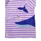 Mini Boden Hooded Whale Toweling Cover-up