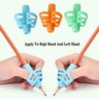 3pcs Pencil Grips For Kids Handwriting Training Aid Ergonomic Pencil Holder