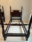 Pair Of Antique Mahogany Twin Poster Beds