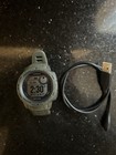 Garmin Instinct Solar Tactical Edition Gps Watch Green   Charging Cable